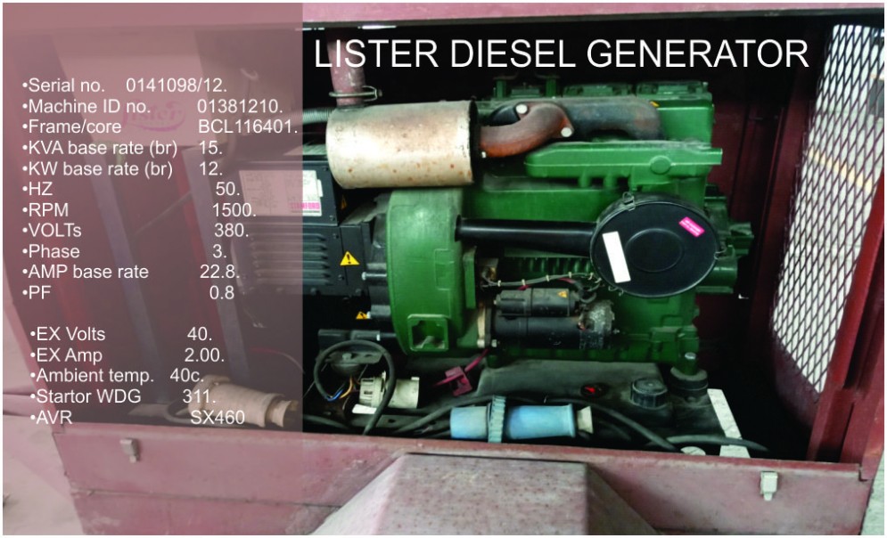 Lister Diesel Generator